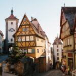 ローテンブルク・オプ・デア・タウバーの町並み　ドイツの風景