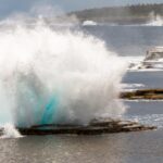 トンガタプ島のブローホール　トンガの風景