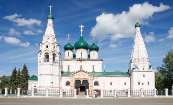 ヤロスラブリの預言者イリヤ聖堂　ロシアの風景