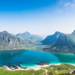 夏のロフォーテン諸島　ノルウェーの風景