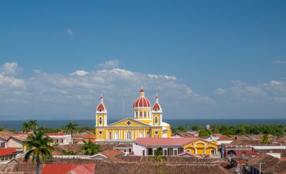 グラナダ大聖堂　ニカラグアの風景
