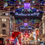 ロンドン・オックスフォードストリートのクリスマス風景　イギリスのクリスマス