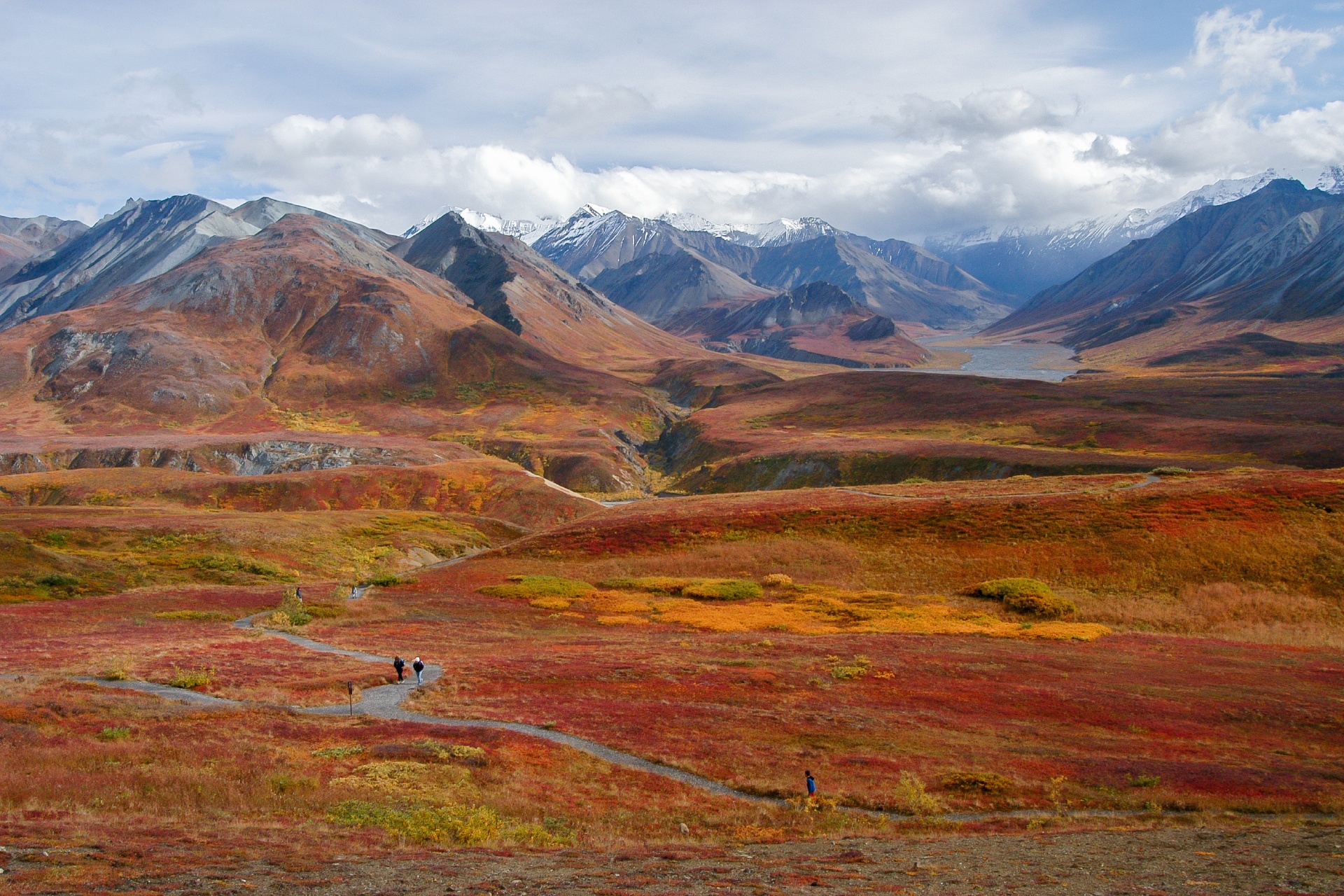 アラスカの秋　アメリカの風景
