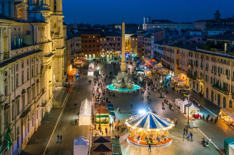 ローマのクリスマスの風景 イタリアのクリスマスの風景 Beautiful 世界の絶景 美しい景色