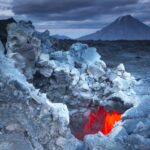 カムチャツカの火山　ロシアの風景