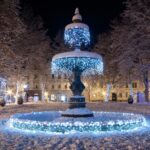 ザグレブのクリスマス・シーズンの風景　クロアチアのクリスマスの風景