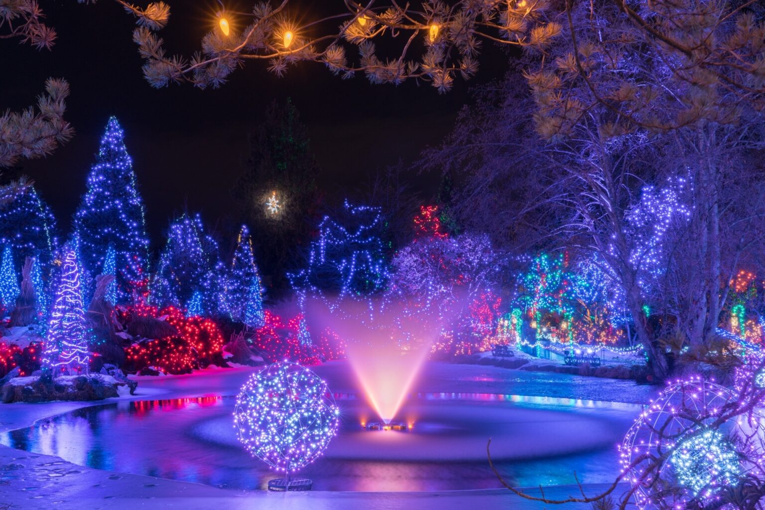 バンクーバーのクリスマス・イルミネーション カナダのクリスマスの風景 Beautiful 世界の絶景 美しい景色