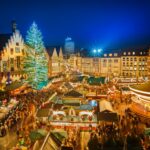 フランクフルトのクリスマスマーケット　ドイツのクリスマス風景