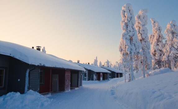 冬のカレリア　フィンランドの風景
