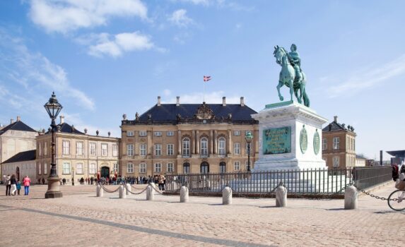 フレゼリク8世宮殿　コペンハーゲン　デンマークの風景
