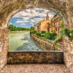 ヴェローナの風景　イタリアの風景