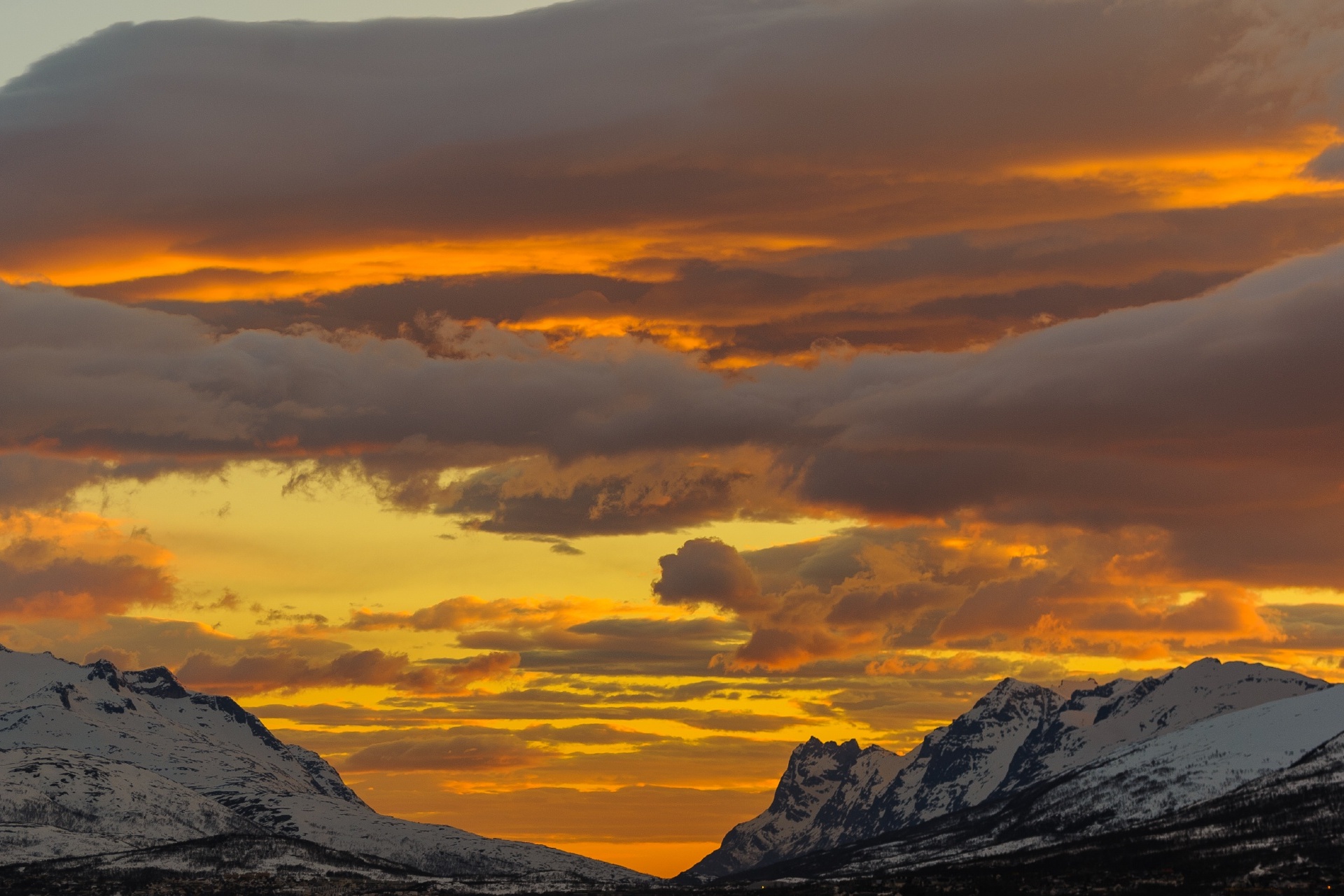 トロムソの絶景　ノルウェーの風景