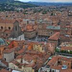 ボローニャの町並み　イタリアの風景