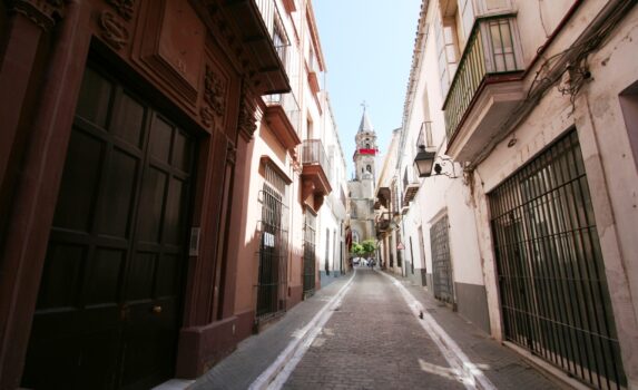 ヘレス・デ・ラ・フロンテーラの町並み　スペインの風景