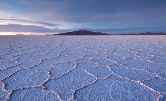 ウユニ塩原の絶景　ボリビアの風景