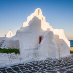 ミコノス島の風景　ギリシャの風景