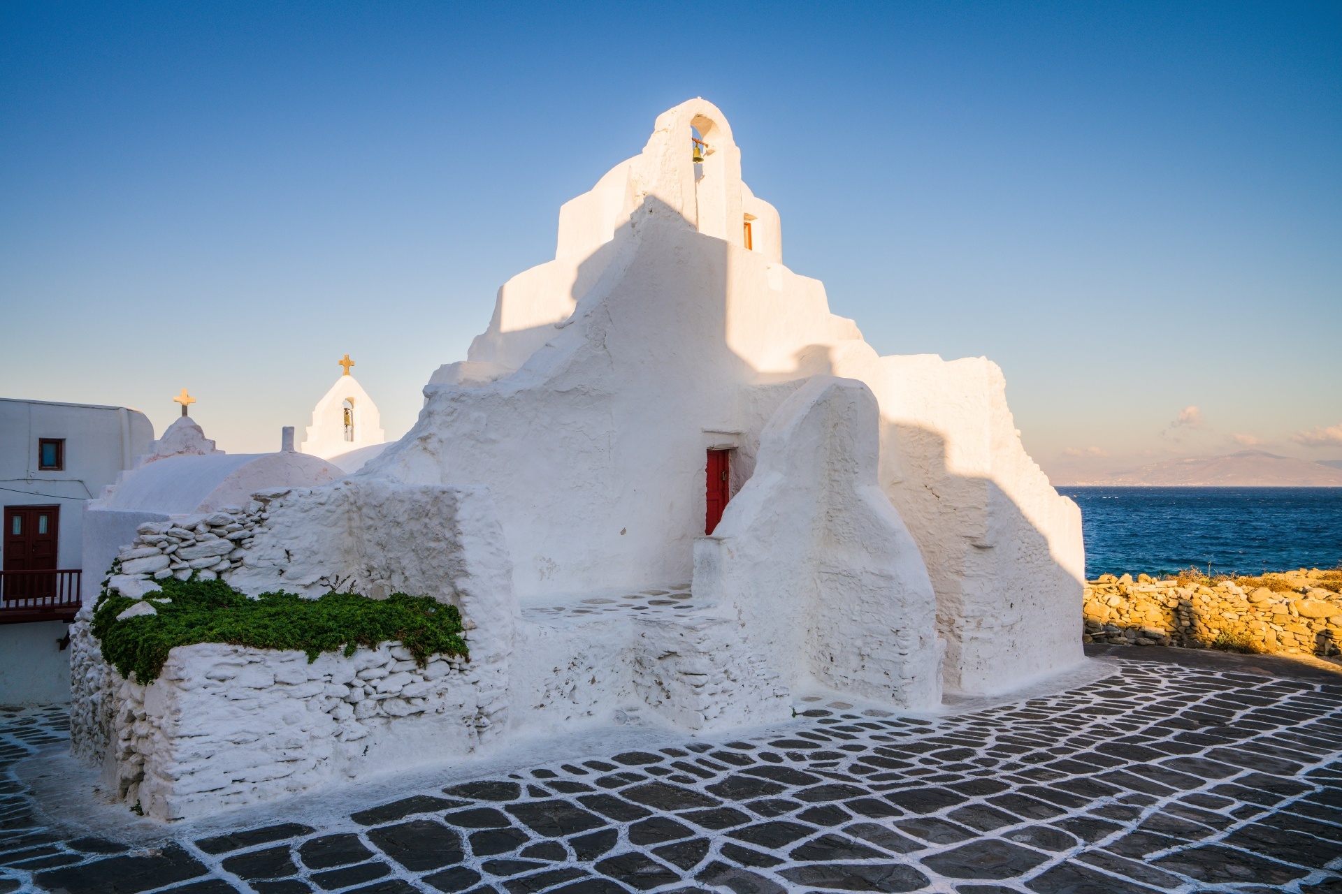 ミコノス島の風景　ギリシャの風景