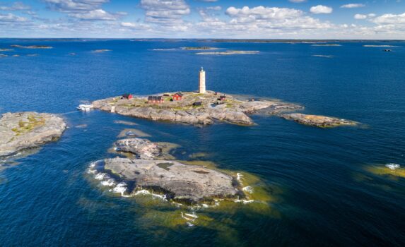 ポルヴォー群島　フィンランド湾の風景　フィンランドの風景