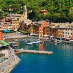 ポルトフィーノの風景　イタリアの風景