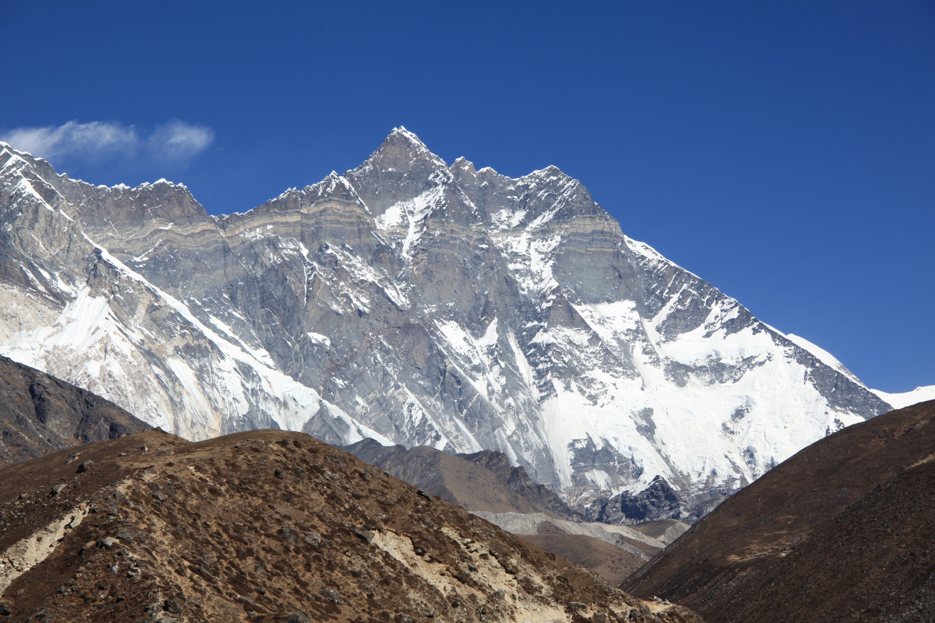 ヒマラヤ山脈の風景　ネパールの風景