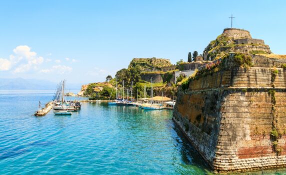 ケルキラ島の風景　ギリシャの風景