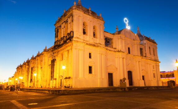 レオン大聖堂　ニカラグアの風景