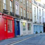 ロンドンのシェルトンストリート　イギリスの風景