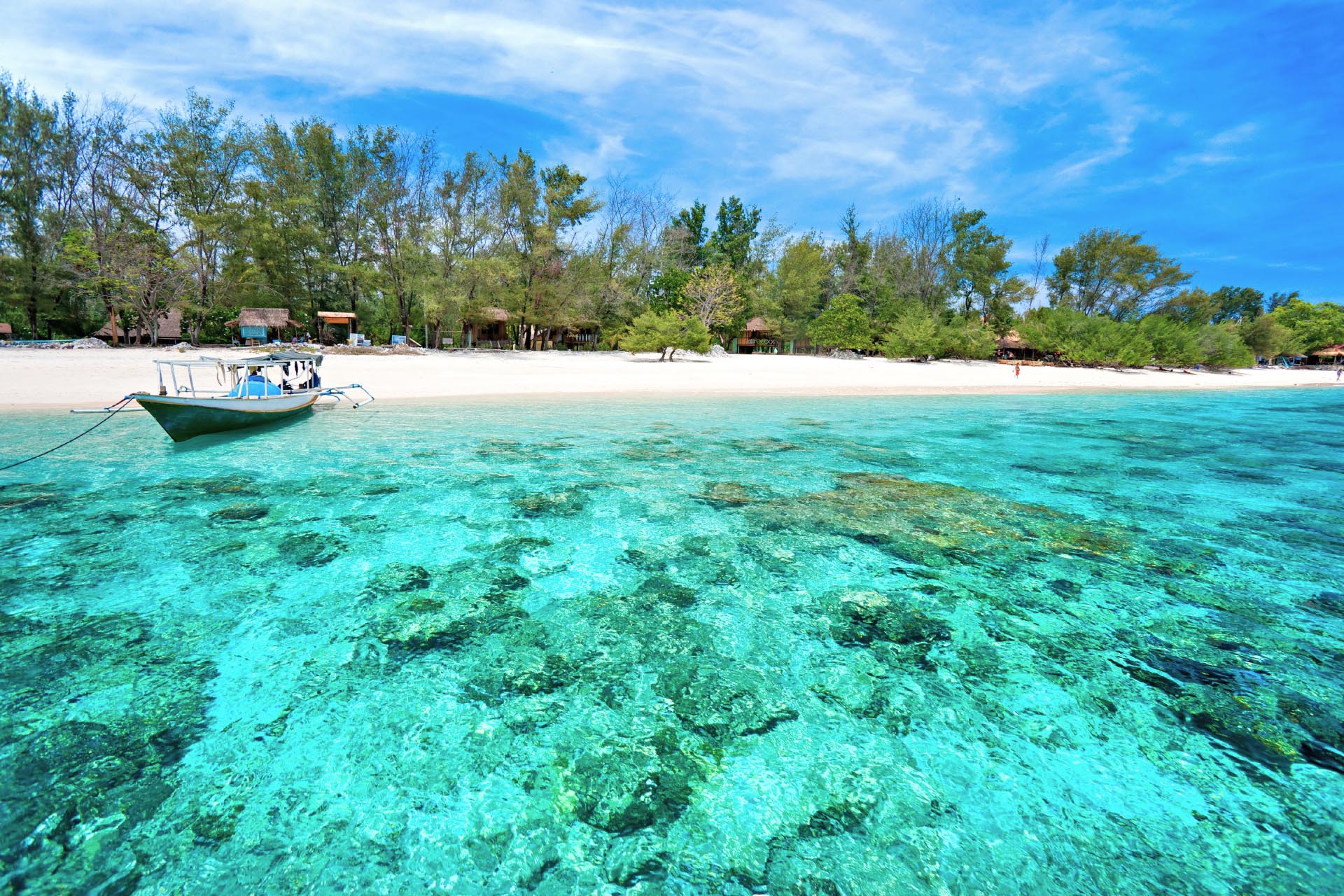 ギリ島（ギリ・メノ島）の風景　インドネシアの風景