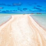 ランギロア環礁　フランス領ポリネシアの風景