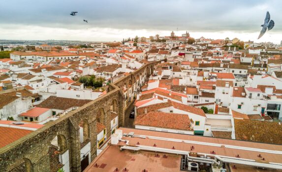 エヴォラの街並み　ポルトガルの風景
