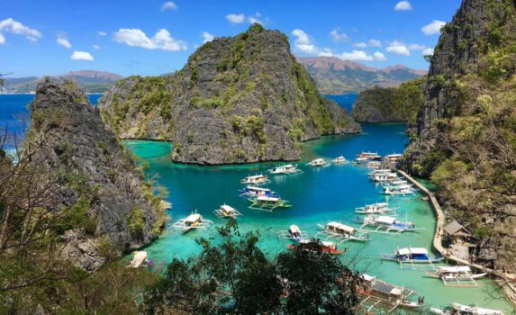 コロン島の景色　フィリピンの風景
