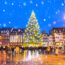 ストラスブールのクリスマス風景　フランスのクリスマスの風景