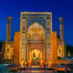 グーリ・アミール廟　サマルカンドの風景　ウズベキスタンの風景