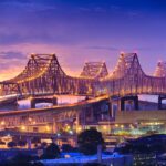 夕暮れのニューオーリンズ　アメリカの風景
