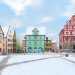 ローテンブルク・オプ・デア・タウバーの広場　ドイツの風景