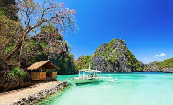 コロン島の風景　フィリピンの風景