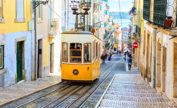 リスボンの町並み　ポルトガルの風景