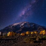 夜のキリマンジャロ　タンザニアの風景