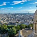 パリのパノラマ風景　フランスの風景