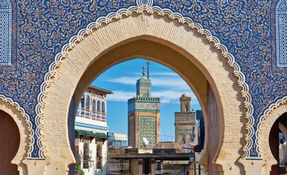 フェス旧市街　モロッコの風景