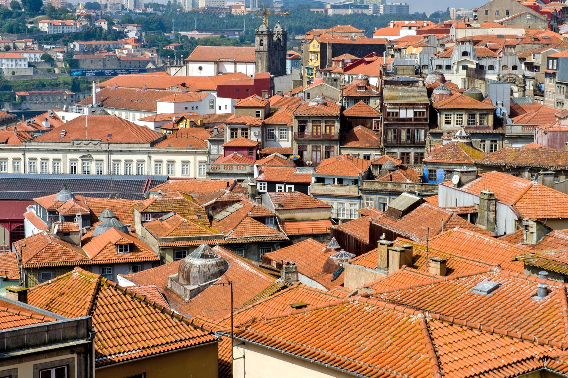 ポルトの美しい街並み　ポルトガルの風景