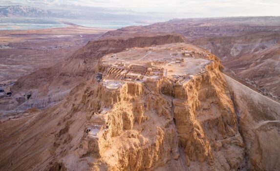 マサダの絶景　イスラエルの風景