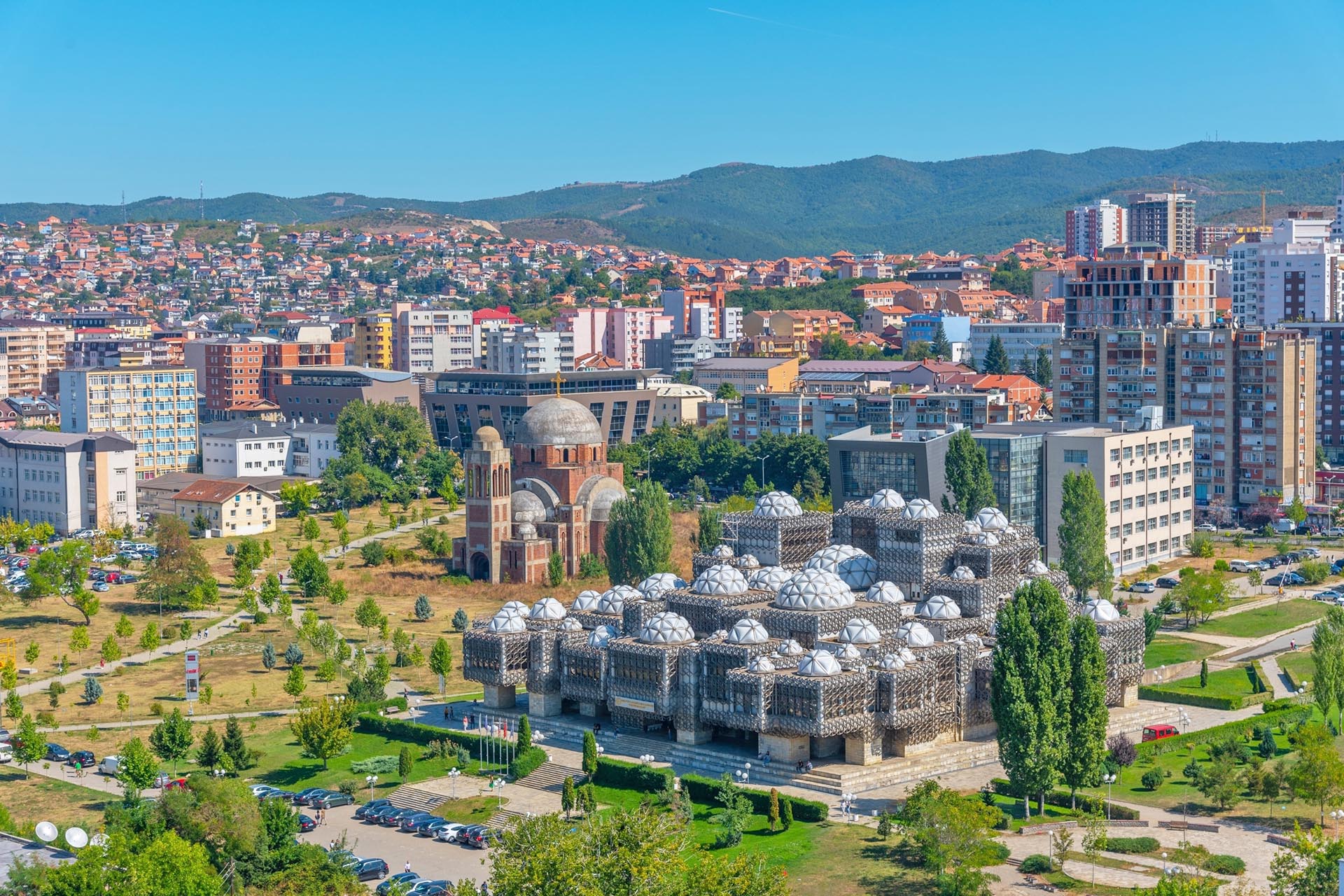 プリシュティナの風景　コソボの風景