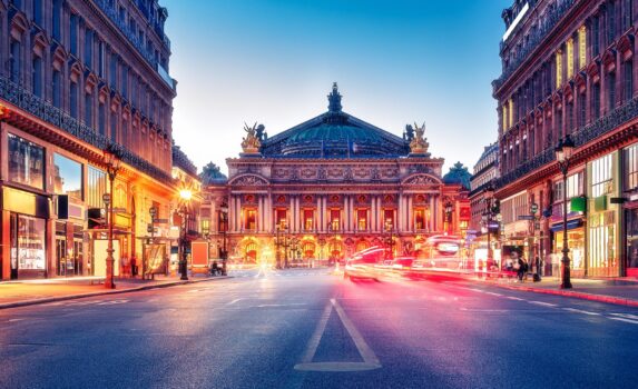 パリのオペラ座　フランスの風景