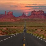 モニュメント・バレーの絶景　アメリカ合衆国の風景