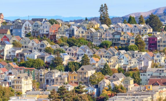 サンフランシスコの町並み　アメリカ合衆国の風景