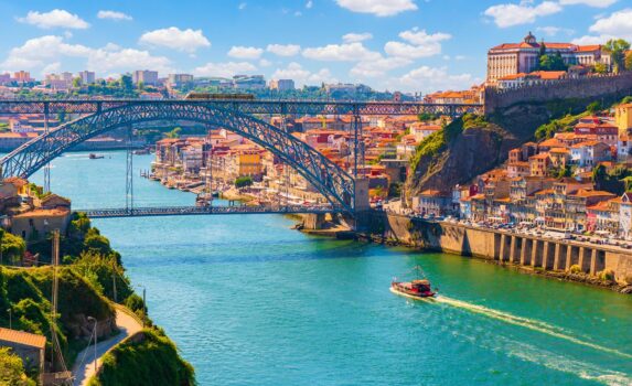 ポルトの風景　ポルトガルの風景
