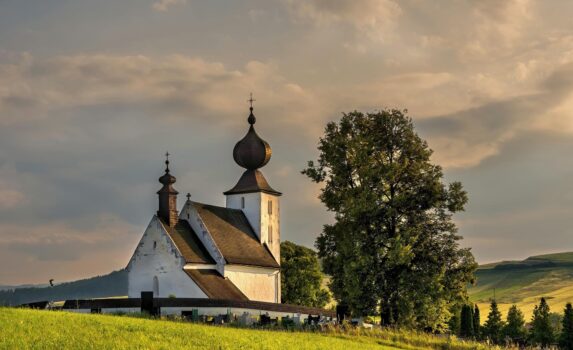 ジェフラ村の風景　スロバキアの風景