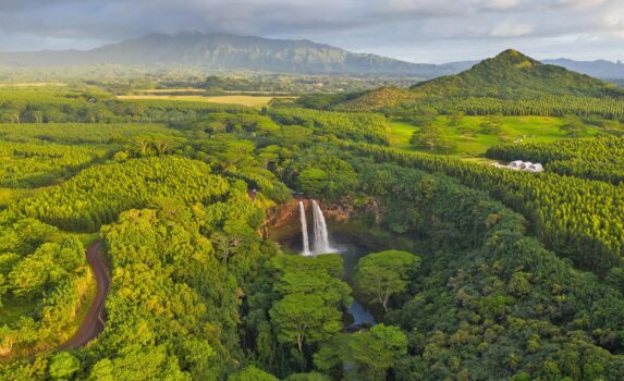 カウアイ島の風景　ハワイの風景