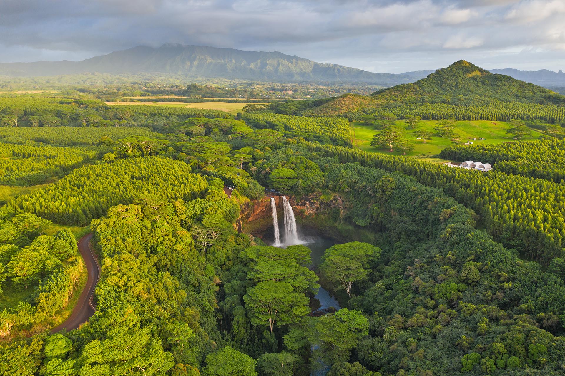 カウアイ島の風景　ハワイの風景